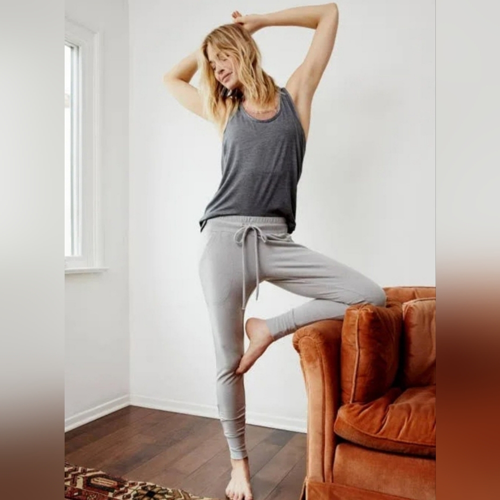 NEW FP Movement by Free People Gray Sunny Skinny Jogger Sweatpants Size Medium